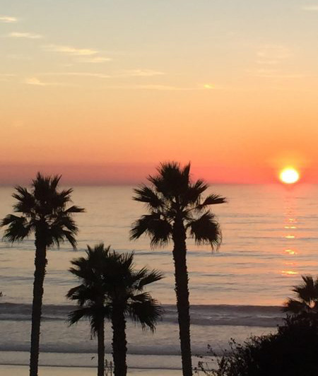 San Diego - Sunset at beach